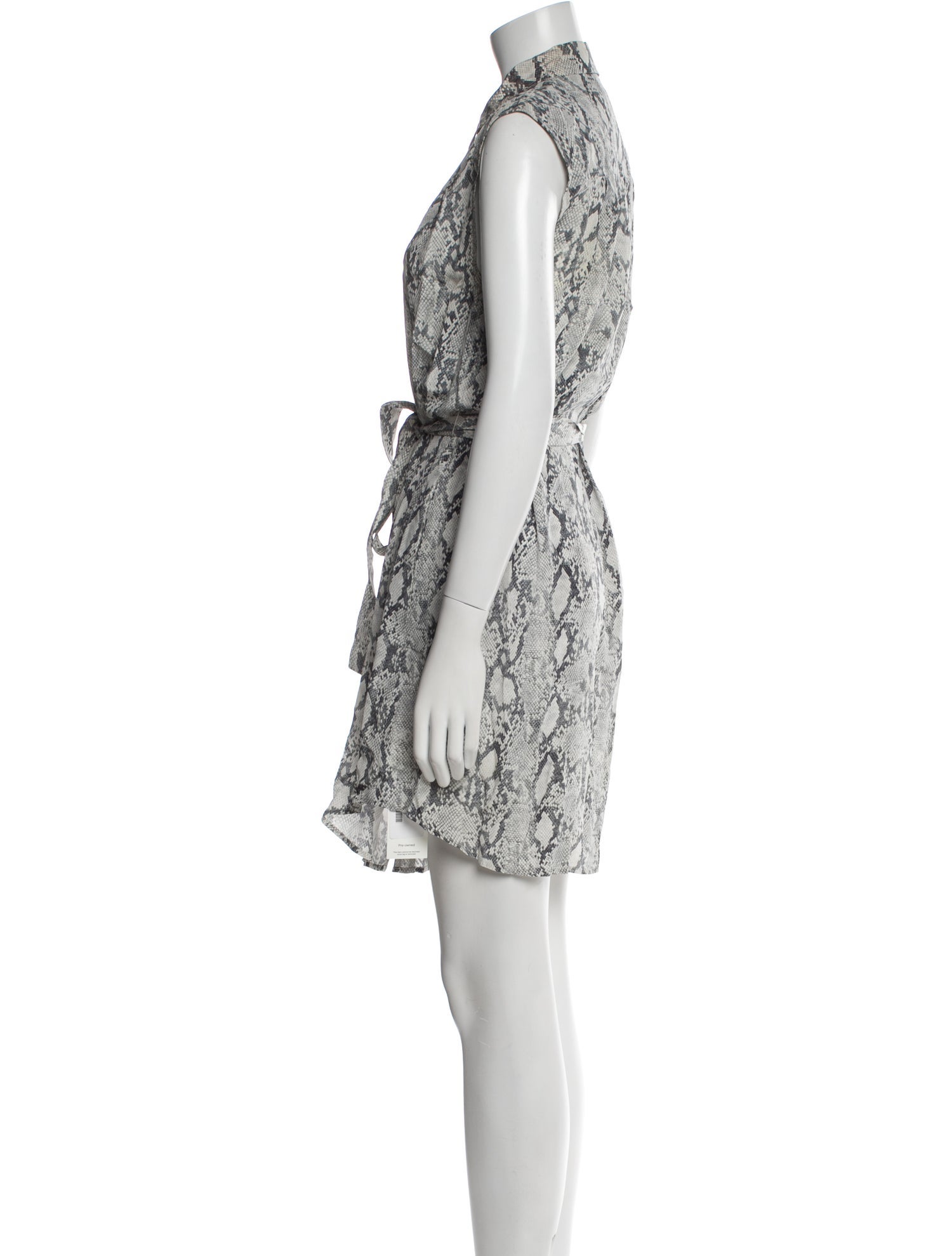 FRAME Silk Mini Dress