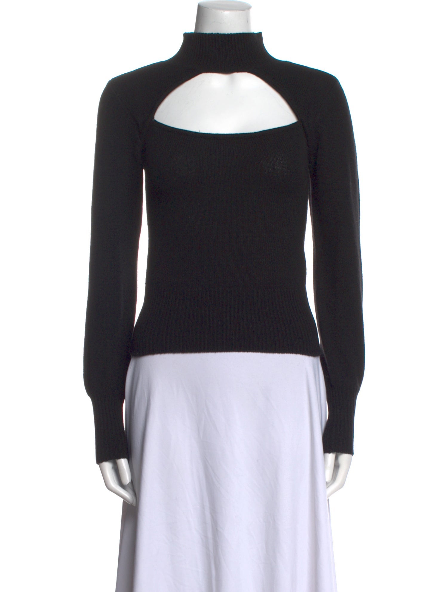 FRAME Cashmere Turtleneck Crop Top