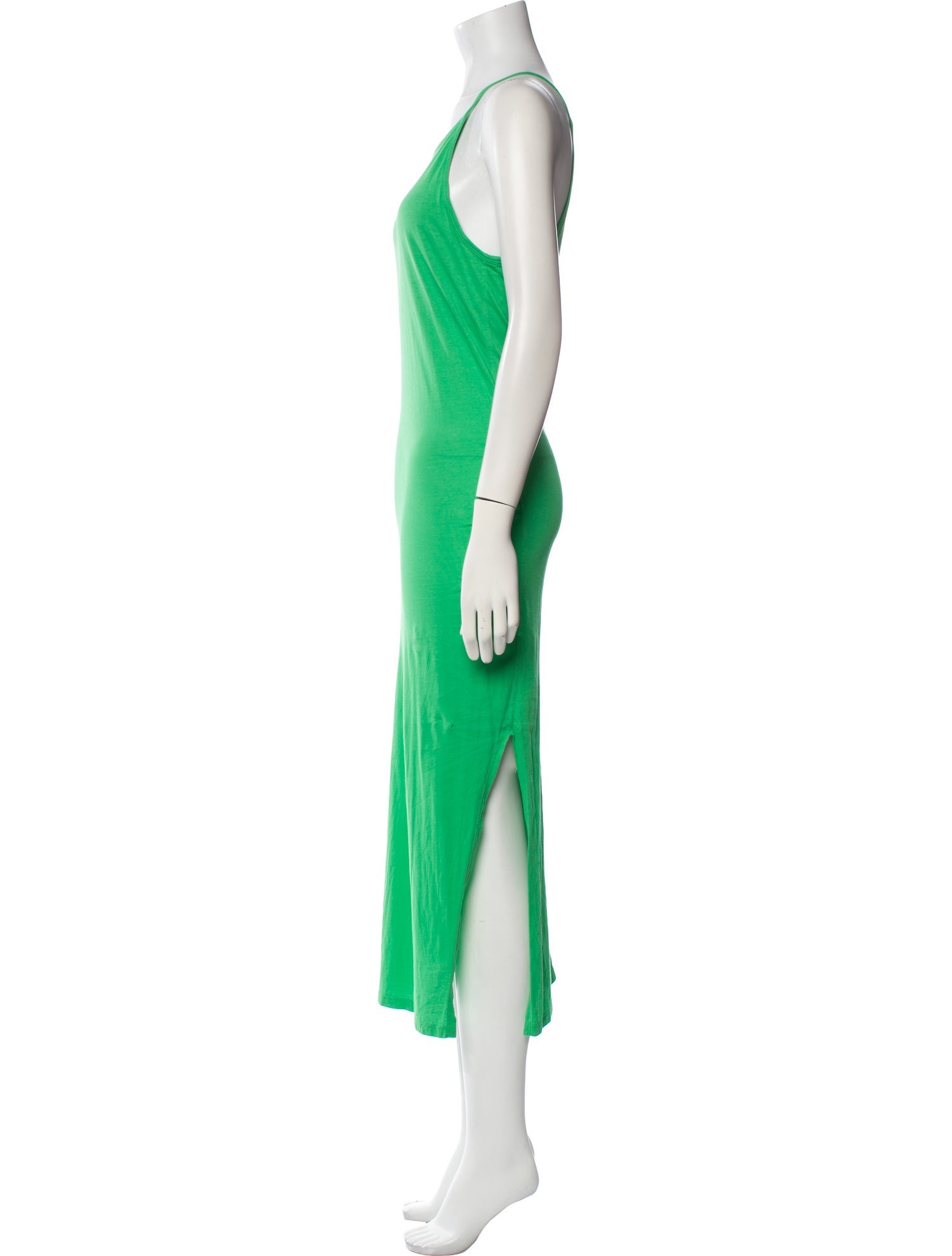 FRAME Scoop Neck Long Dress