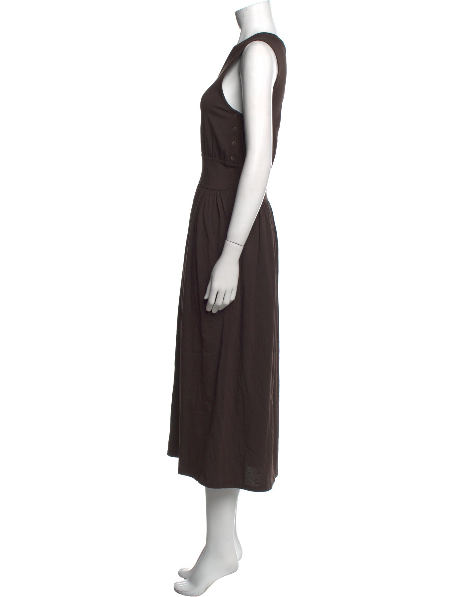 FRAME Crew Neck Long Dress