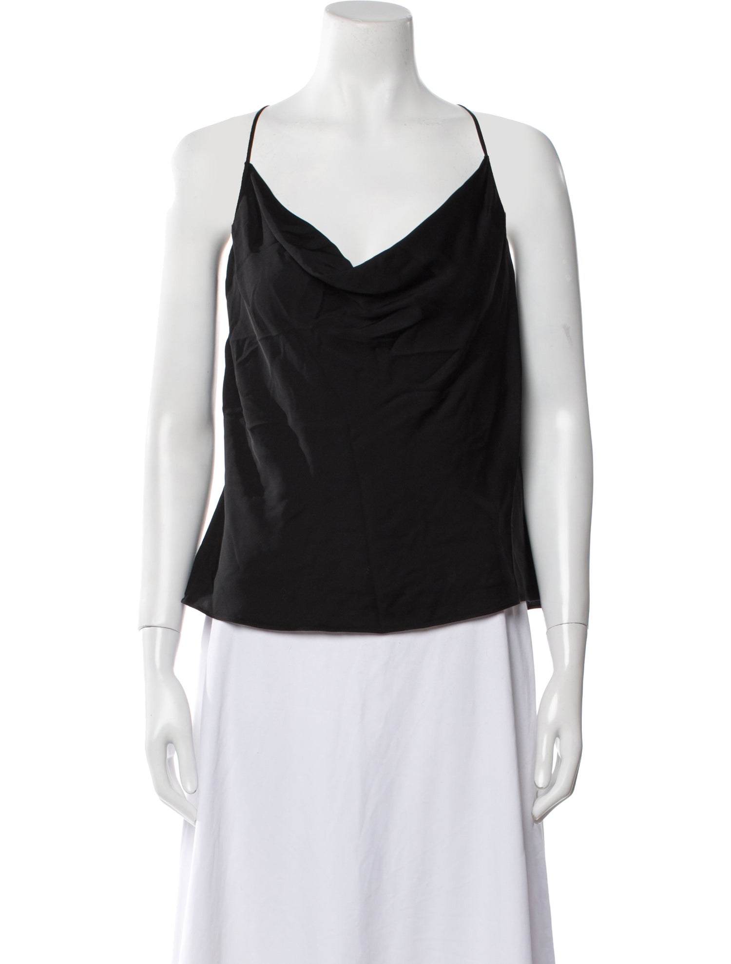 FRAME Cowl Neck Sleeveless Top