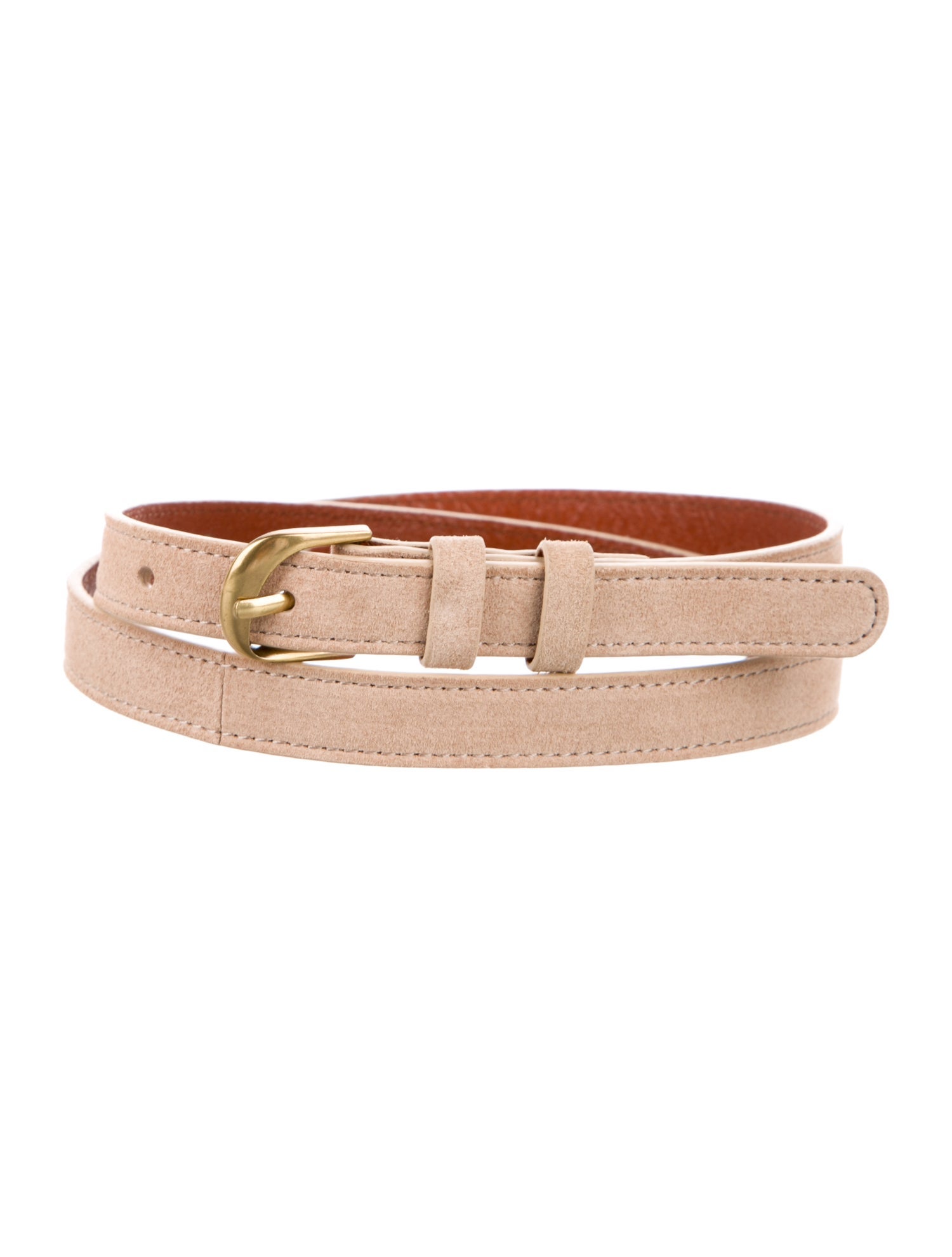 FRAME Skinny Suede Belt