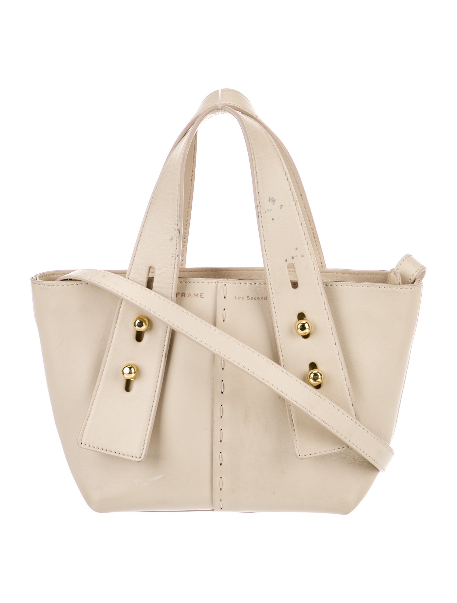 FRAME Leather Top Handle Bag