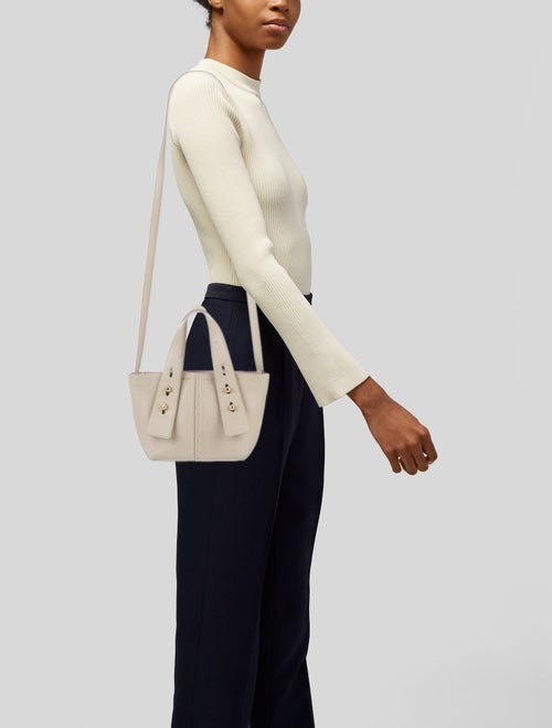 FRAME Leather Top Handle Bag