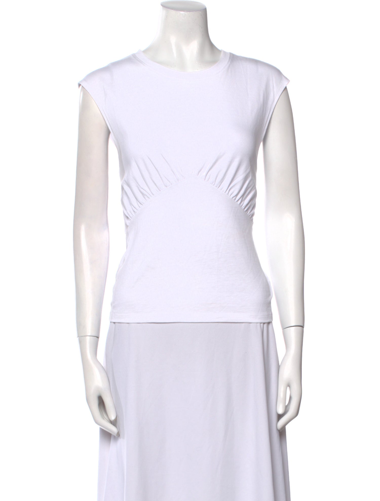 FRAME Crew Neck Sleeveless Top