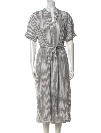 FRAME Linen Long Dress