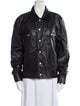 FRAME Calf Leather Bomber Jacket