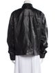 FRAME Calf Leather Bomber Jacket