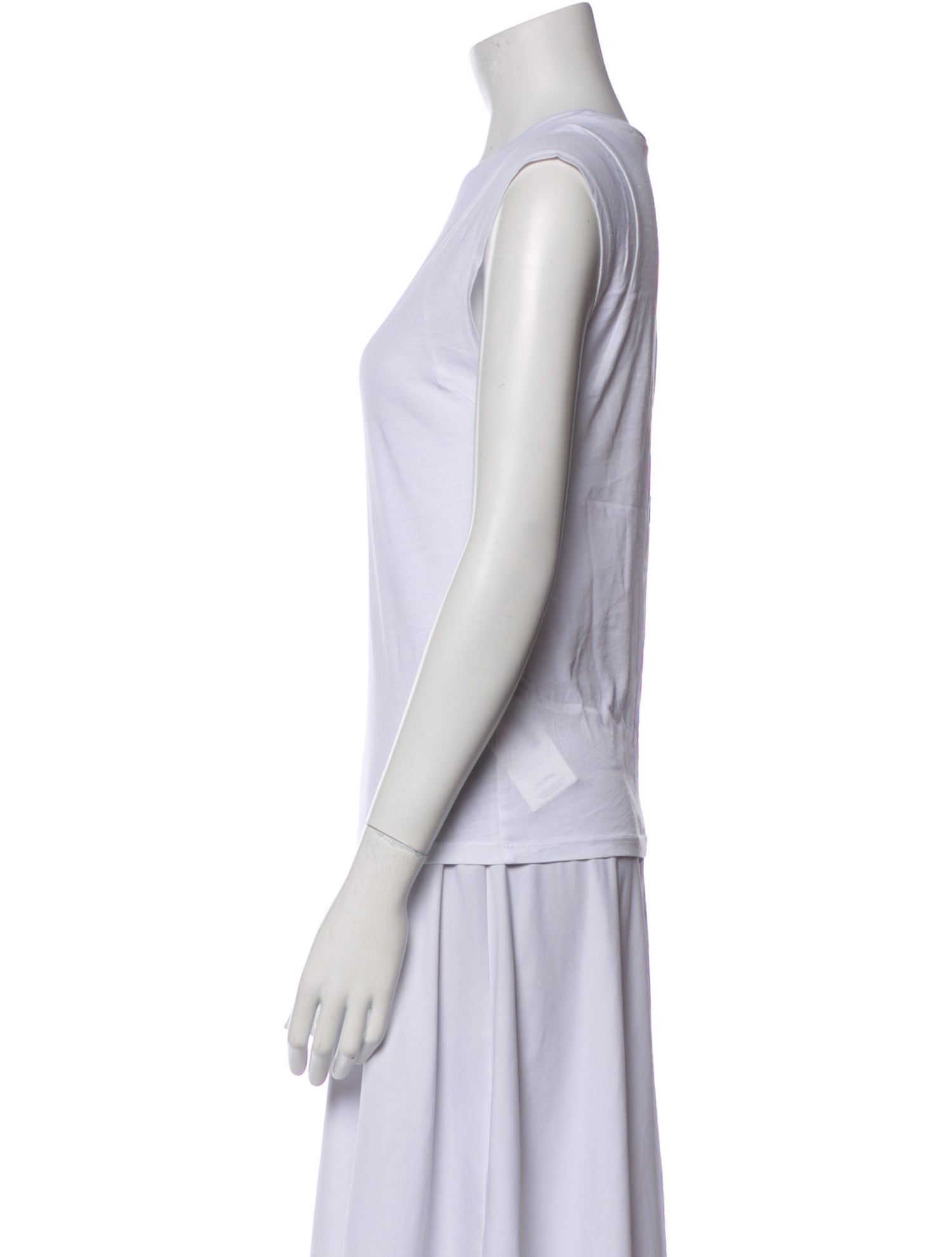 FRAME Crew Neck Sleeveless Top