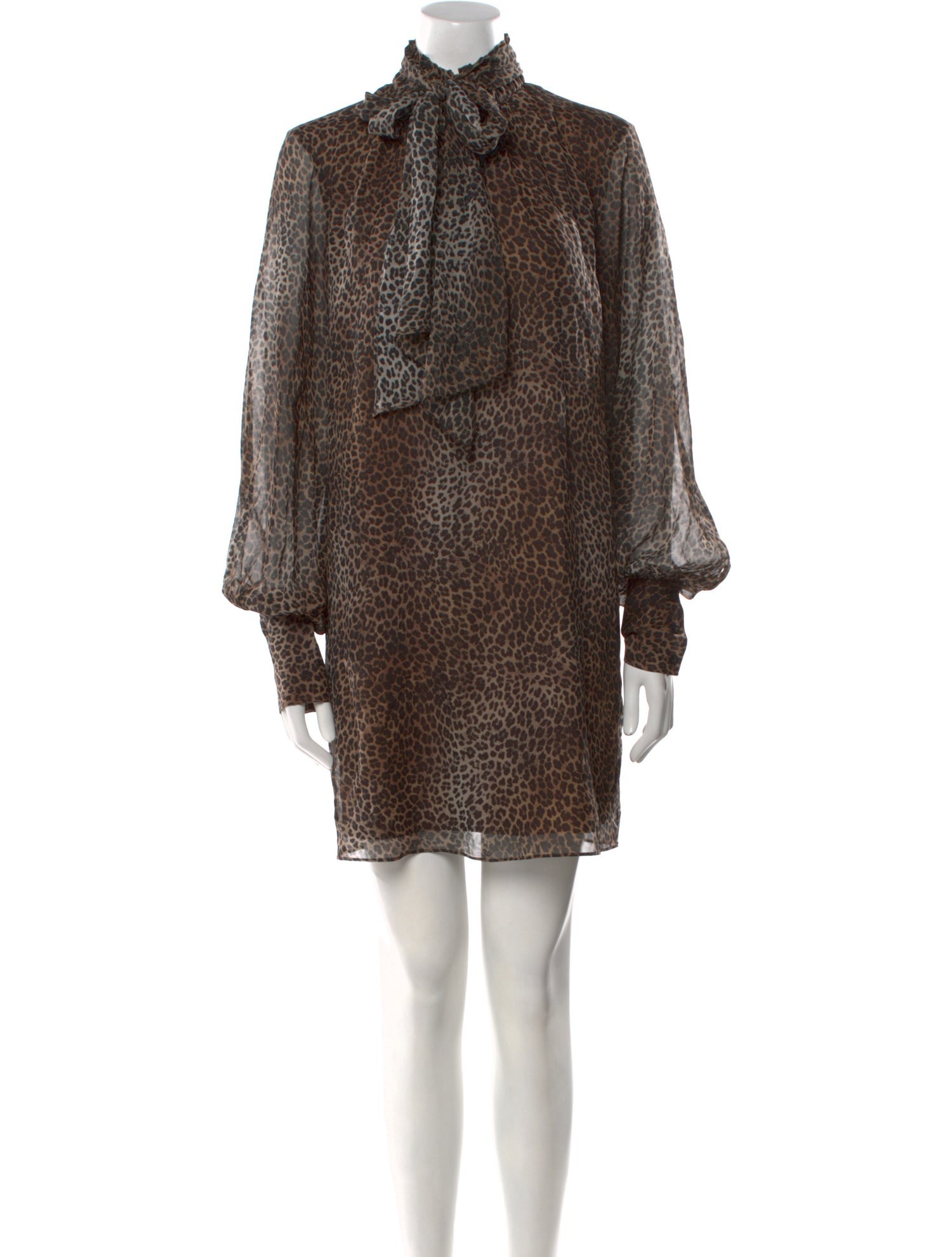 FRAME Silk Mini Dress