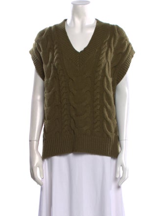 FRAME Merino Wool V-Neck Sweater