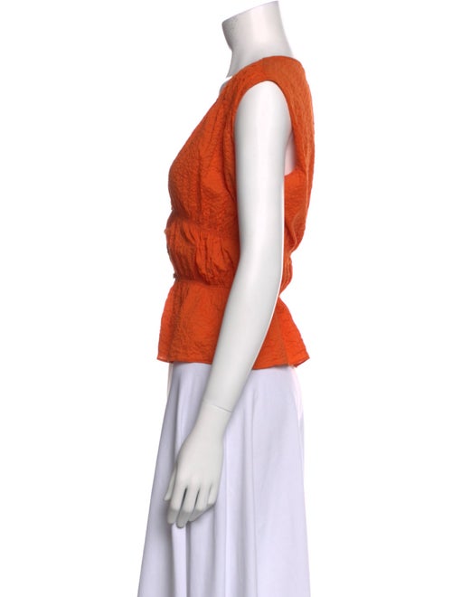 FRAME V-Neck Sleeveless Crop Top