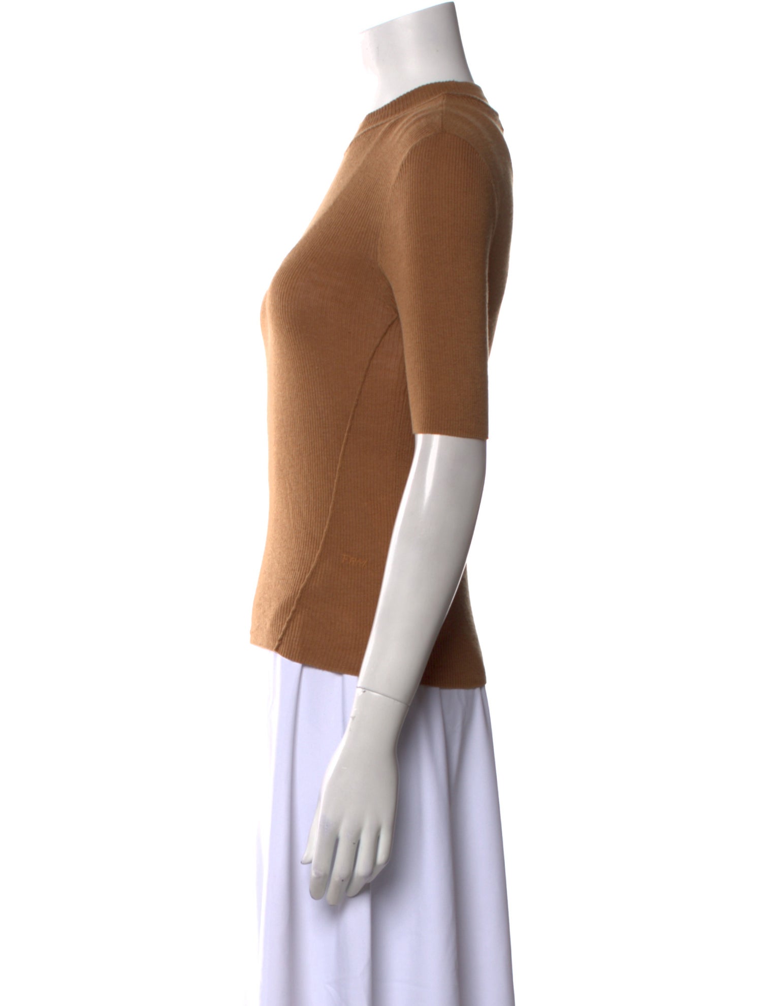 FRAME Wool Mock Neck Top