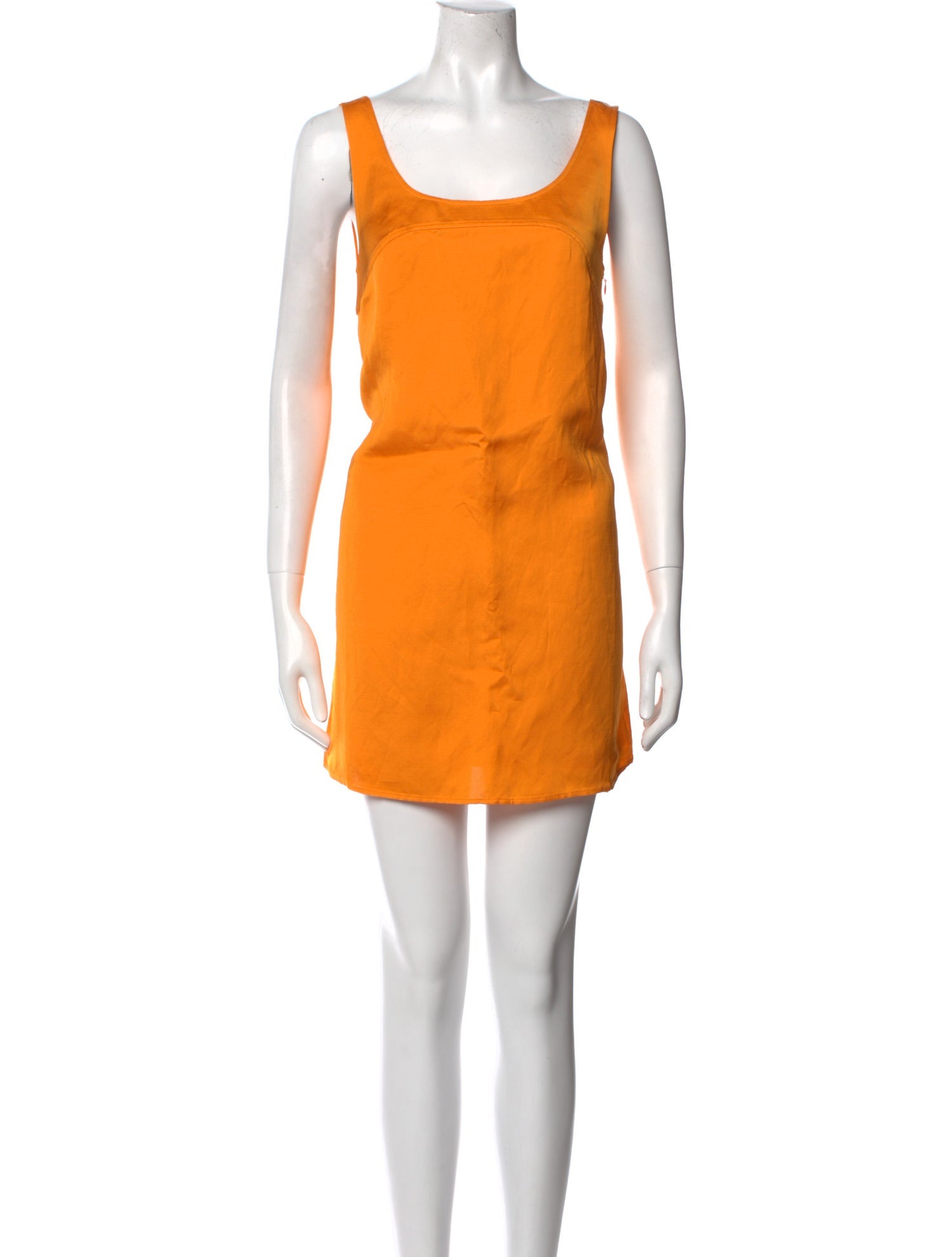 FRAME Scoop Neck Mini Dress