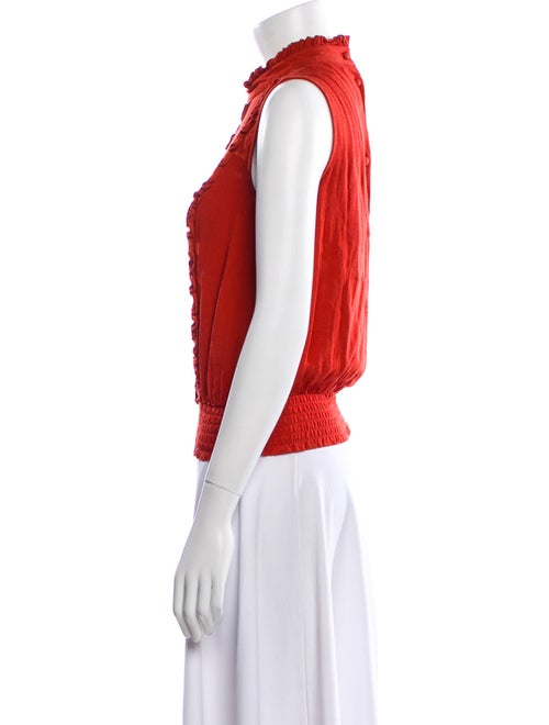 FRAME Mock Neck Sleeveless Top