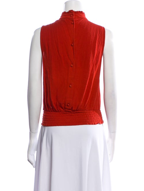 FRAME Mock Neck Sleeveless Top