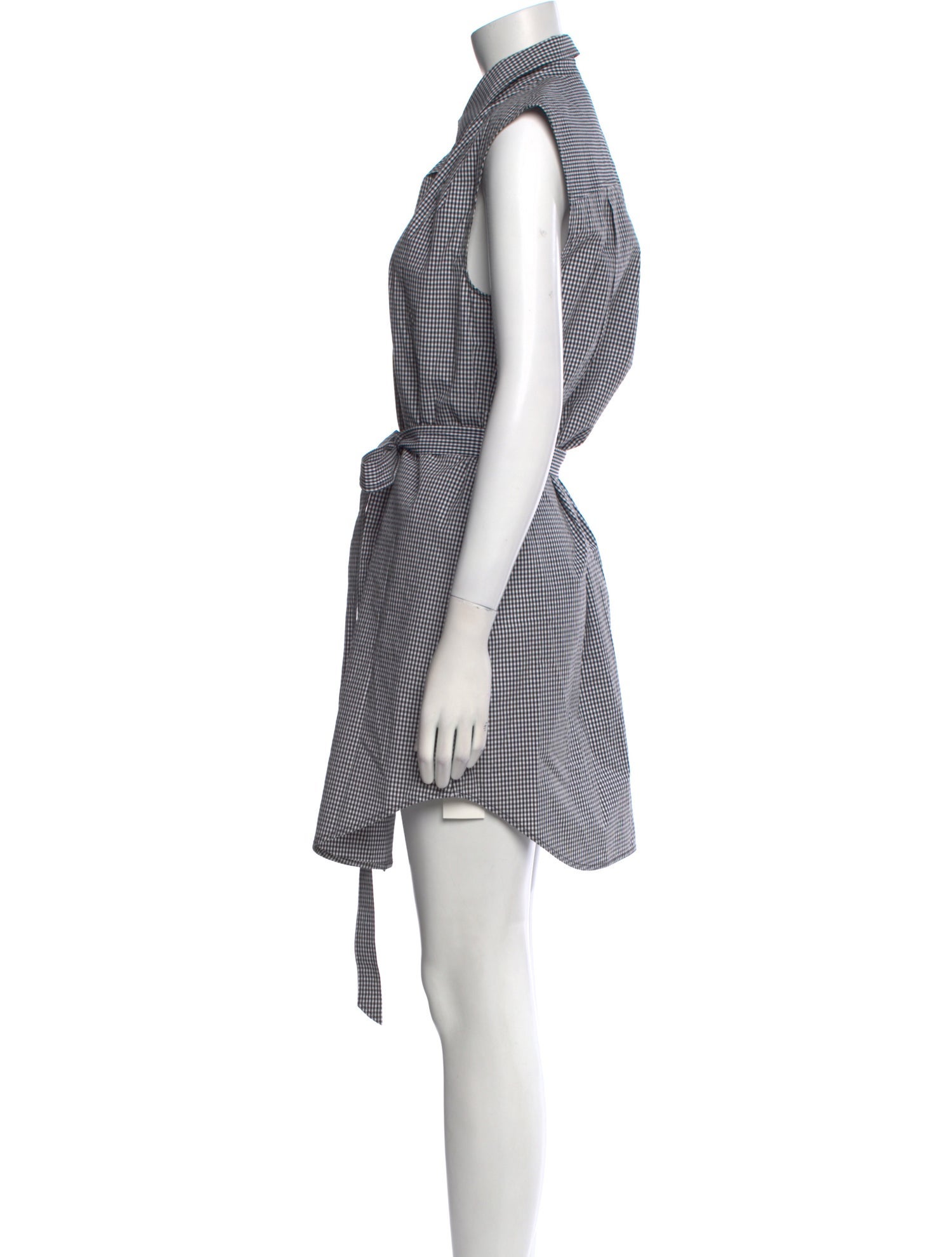 FRAME Plaid Print Mini Dress