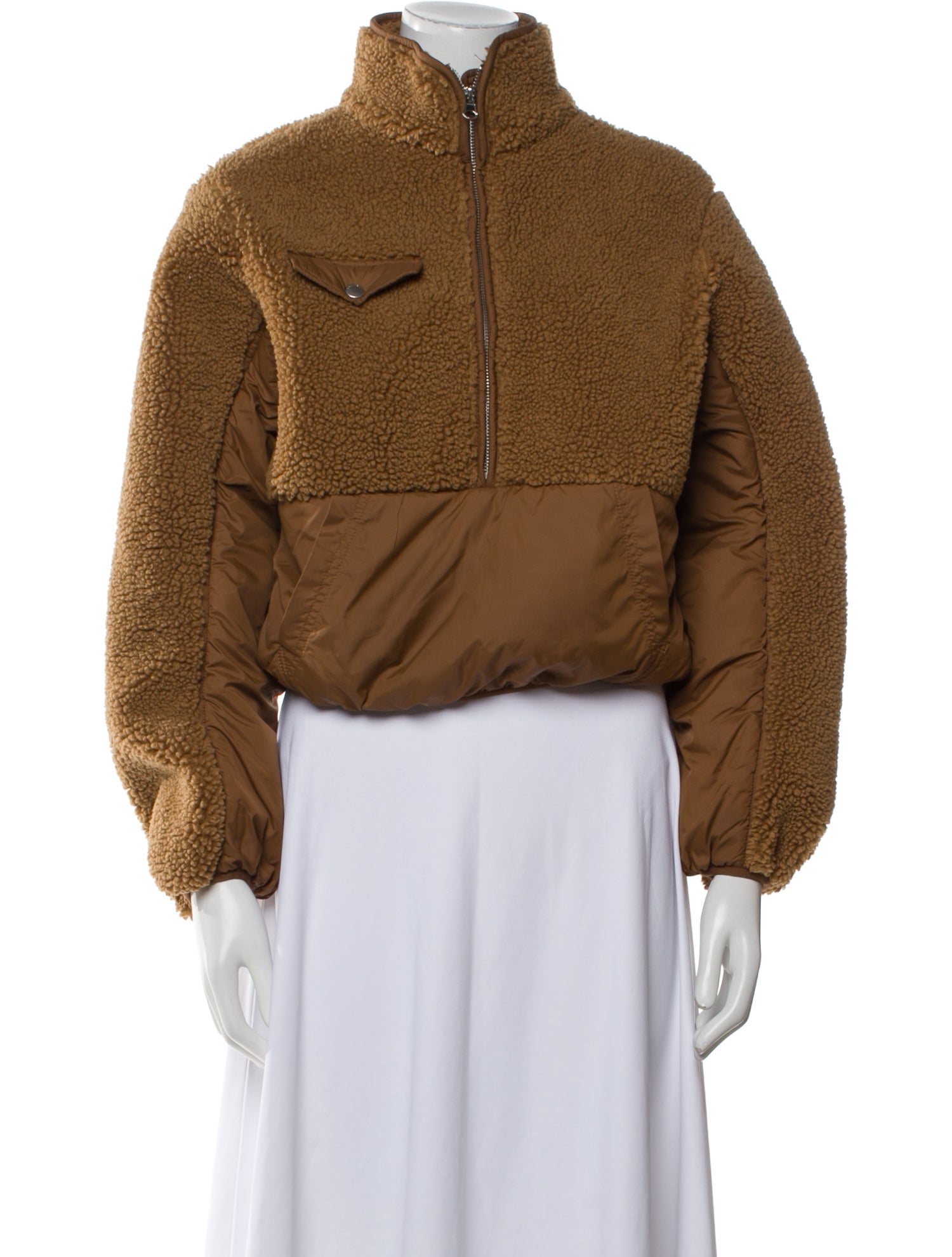 FRAME Faux Fur Jacket