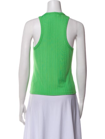 FRAME Bright Peridot Striped Top