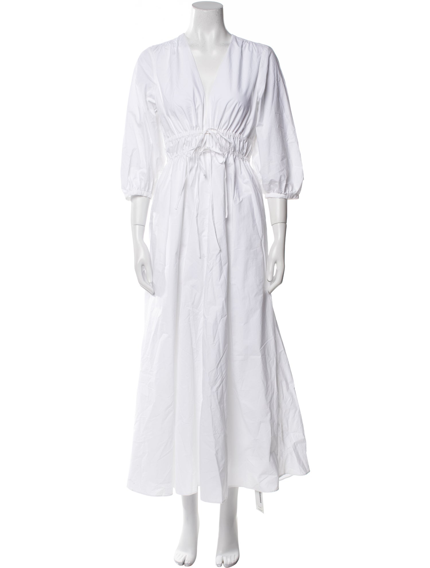 FRAME V-Neck Long Dress