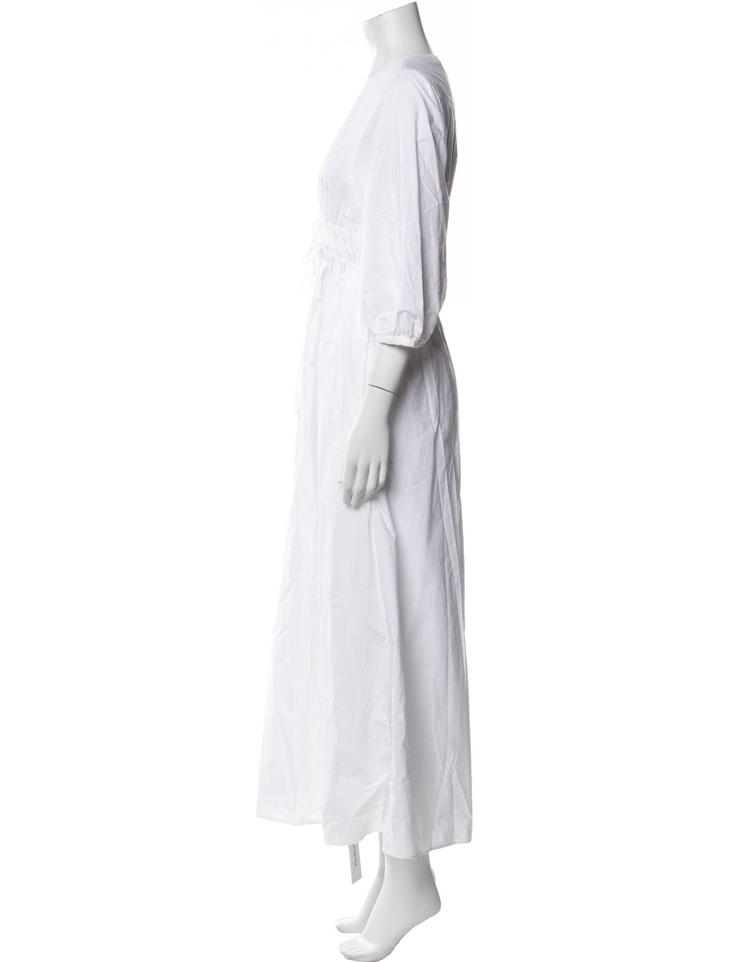 FRAME V-Neck Long Dress