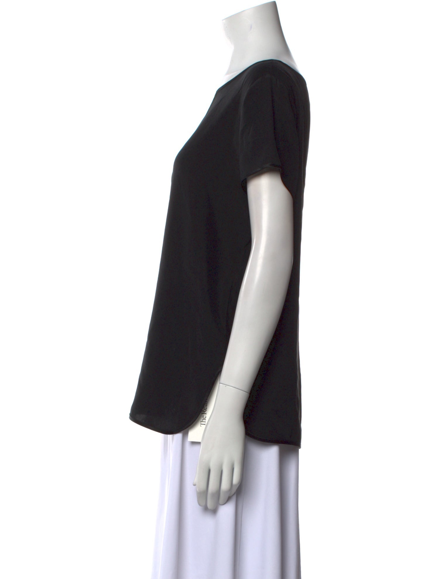 FRAME Silk V-Neck Blouse