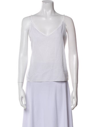 FRAME V-Neck Sleeveless Top