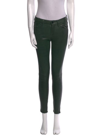 FRAME Lamb Leather Skinny Leg Pants