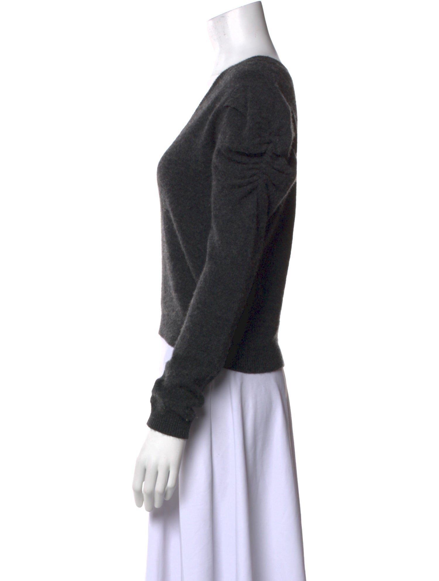 FRAME Cashmere V-Neck Sweatshirt