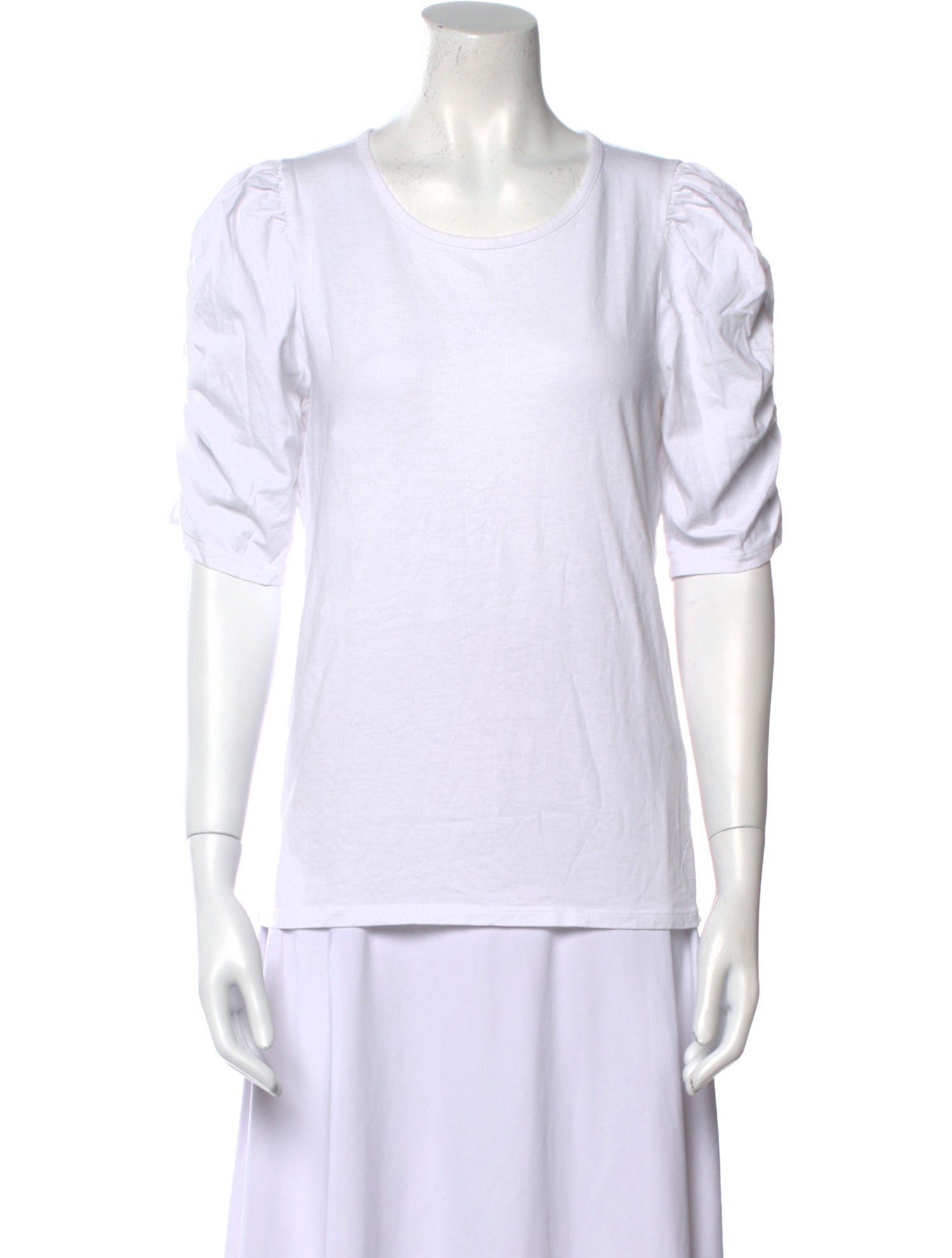 FRAME Scoop Neck Short Sleeve T-Shirt