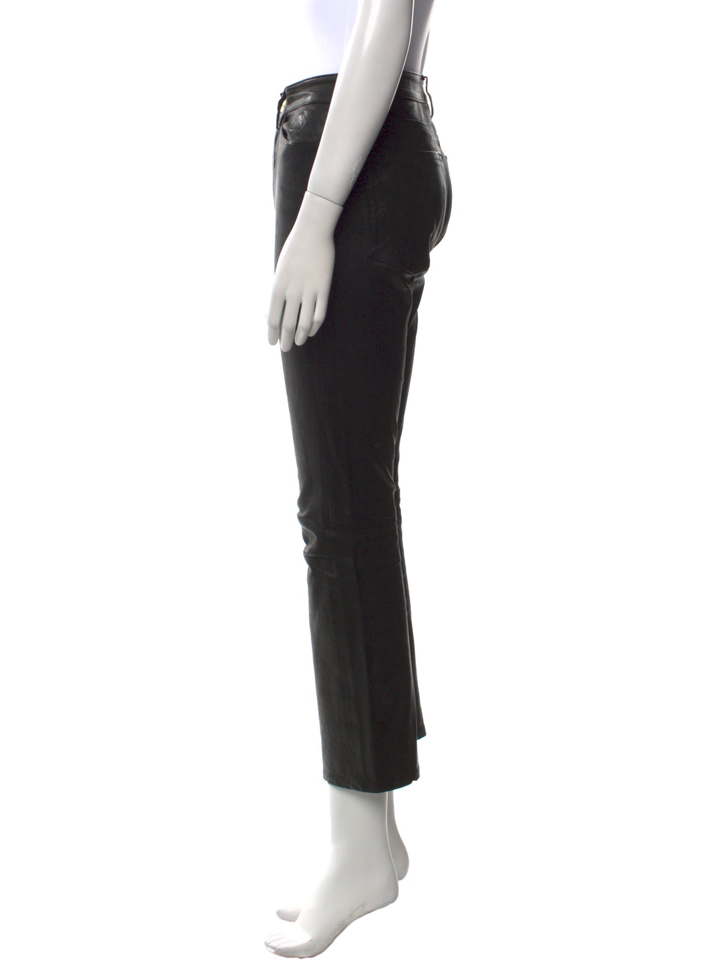 FRAME Lamb Leather Wide Leg Pants