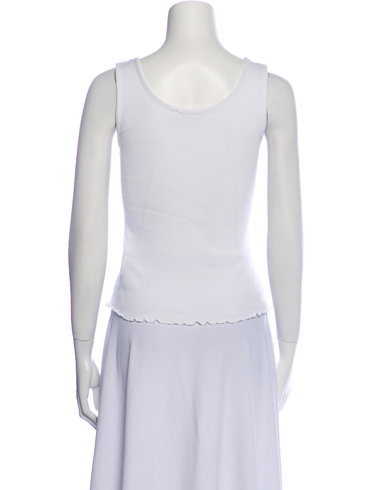 FRAME Scoop Neck Sleeveless Top