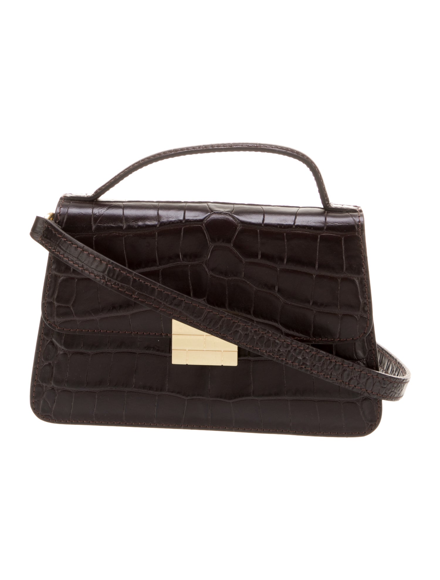 FRAME Leather Top Handle Bag