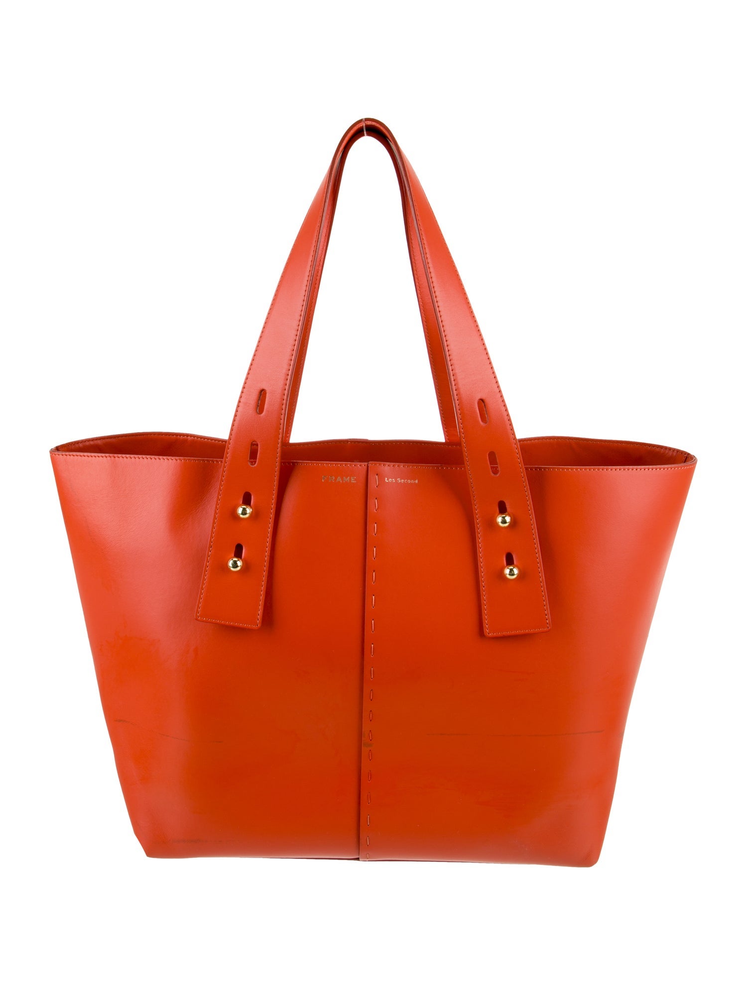 FRAME Leather Top Handle Bag