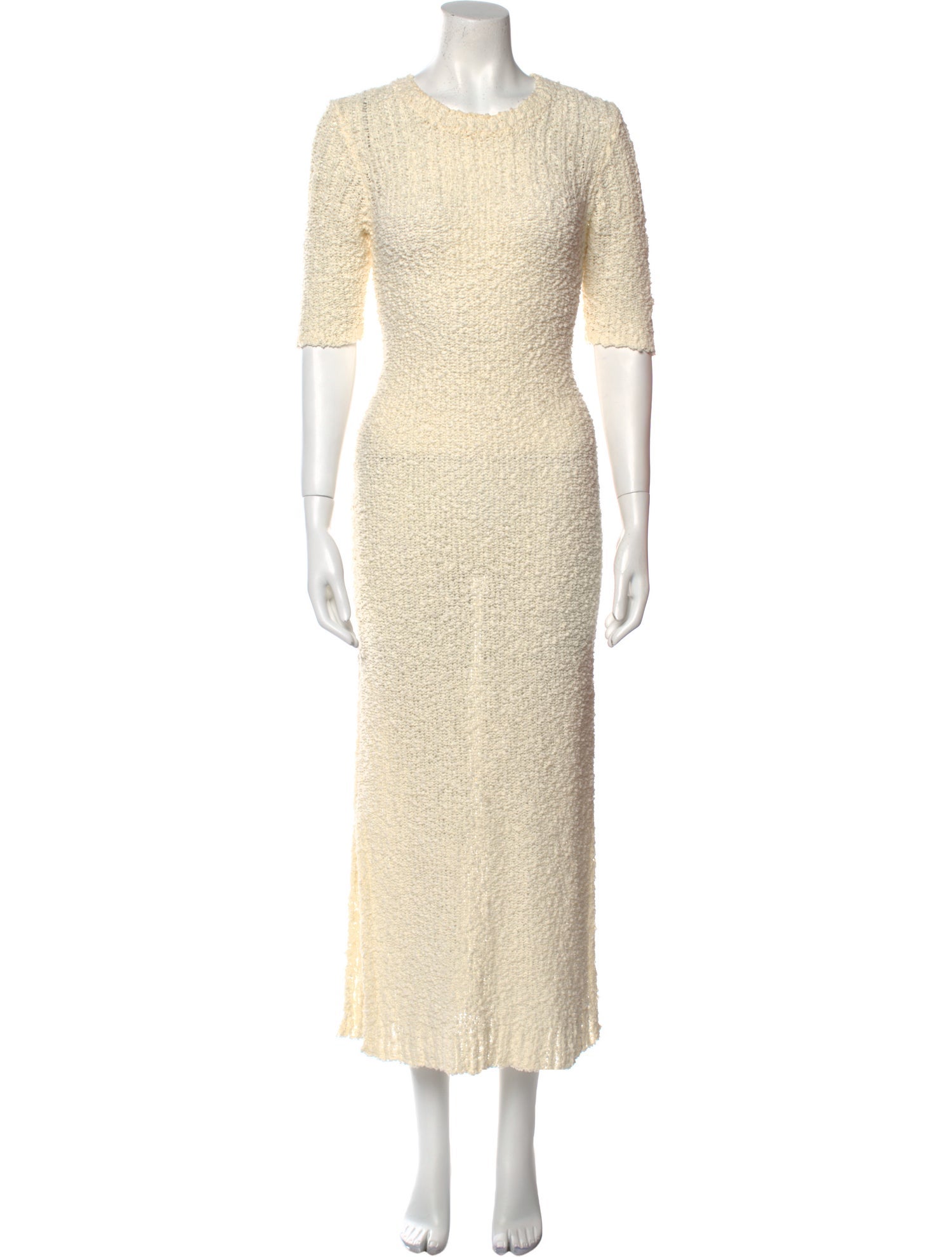 FRAME Crew Neck Long Dress