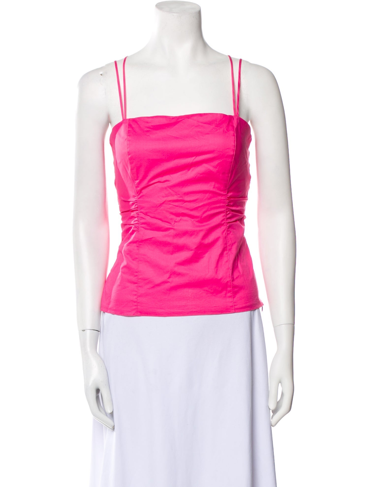 FRAME Square Neckline Sleeveless Top