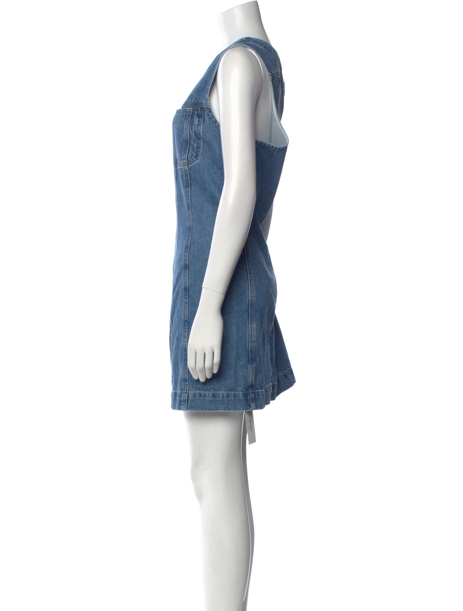 FRAME V-Neck Mini Dress