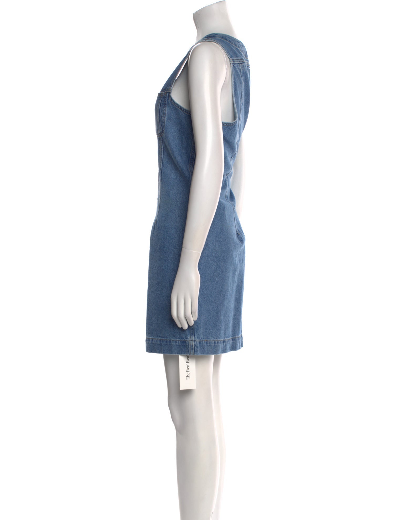 FRAME V-Neck Mini Dress