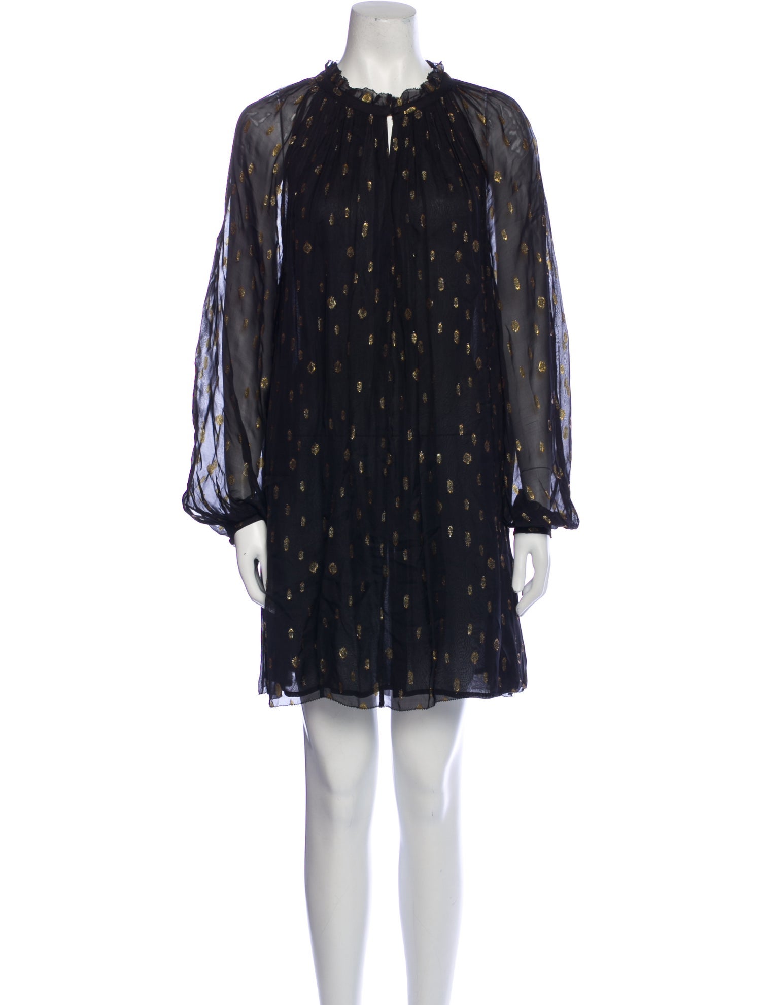 FRAME Floral Print Mini Dress