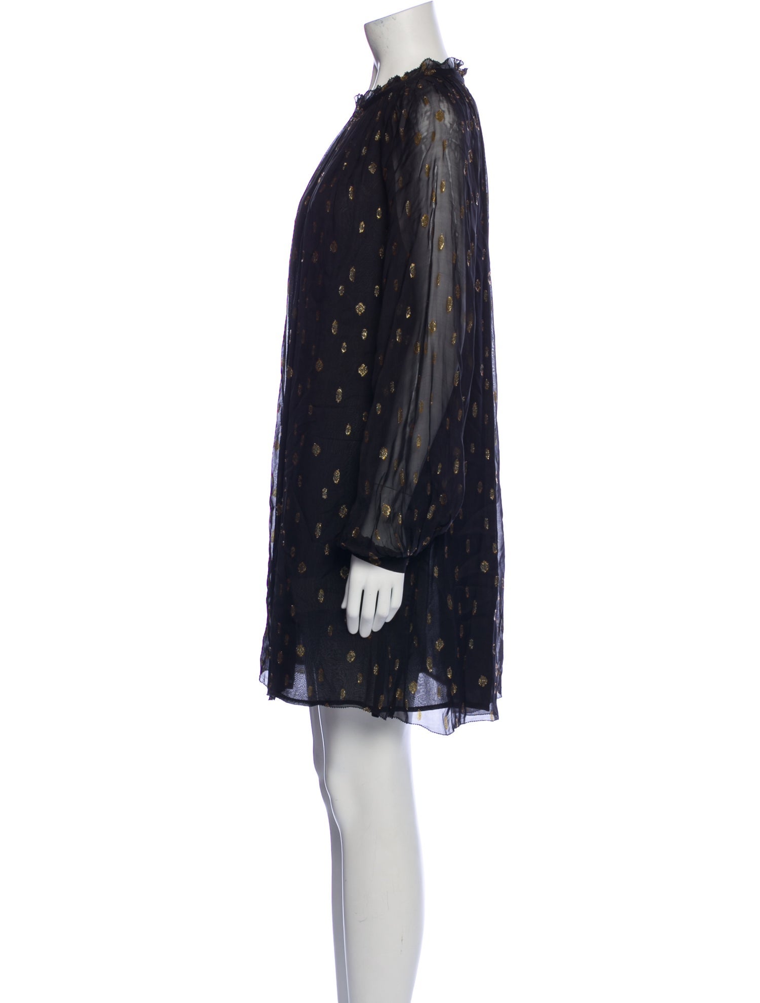 FRAME Floral Print Mini Dress