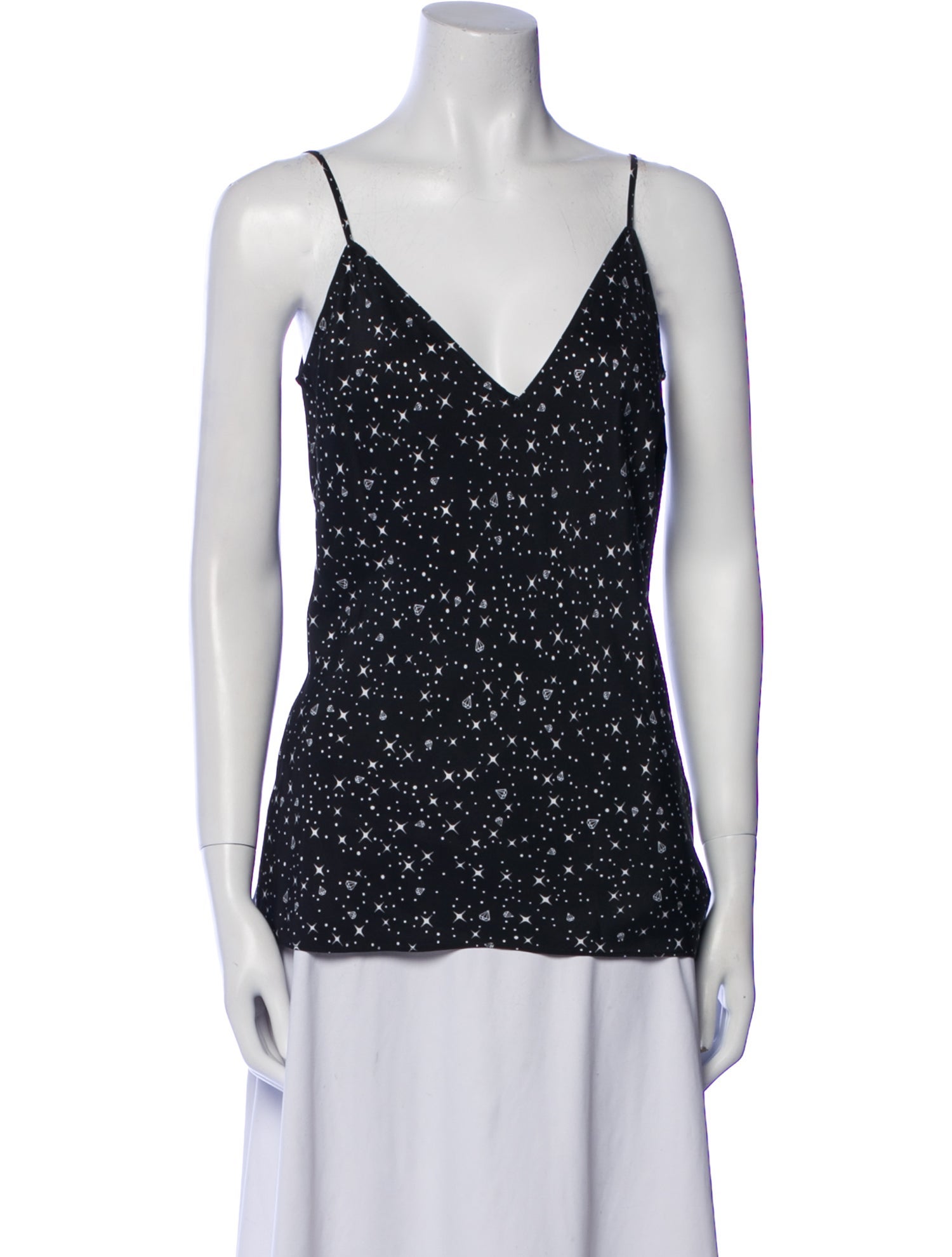 FRAME Silk Printed Top