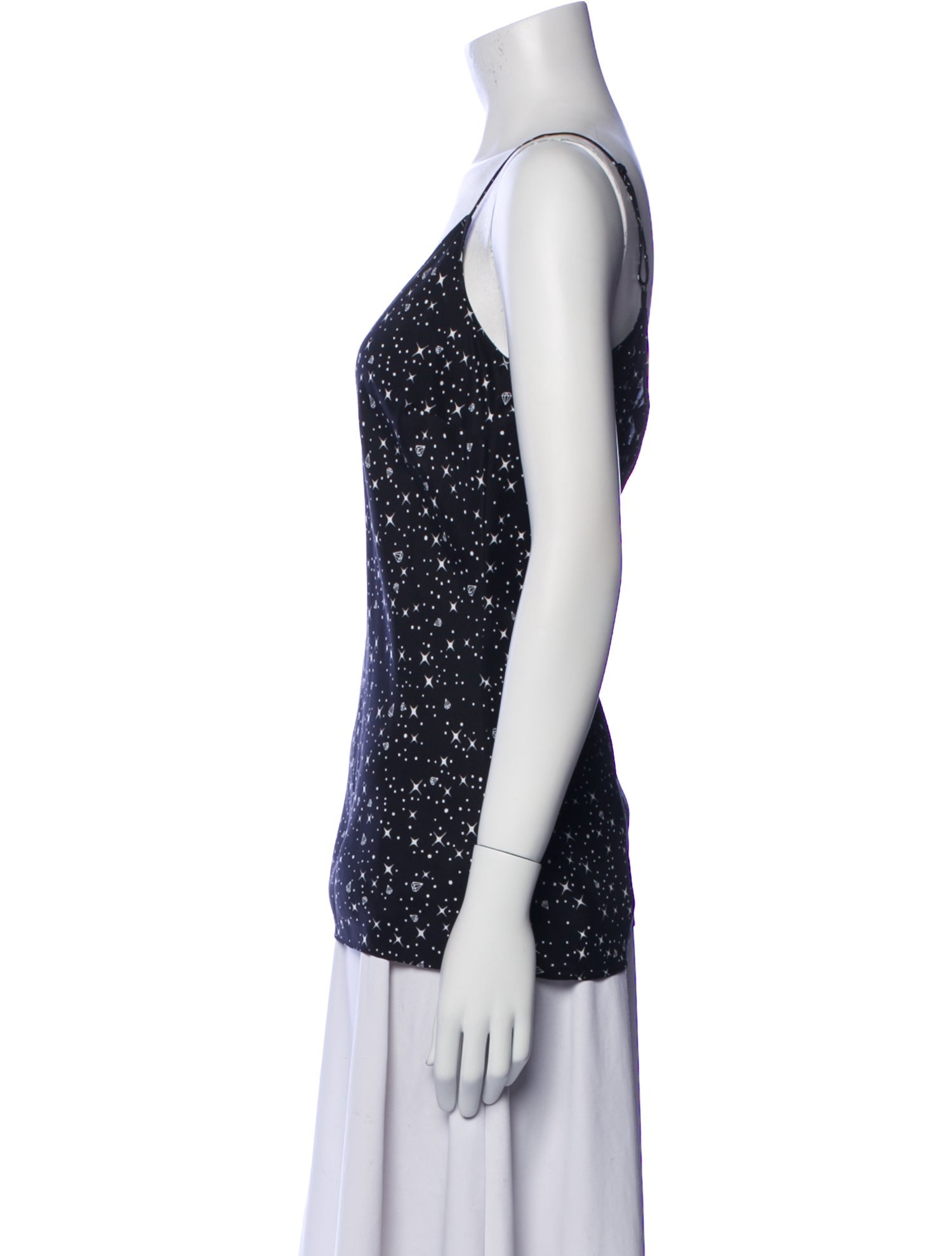 FRAME Silk Printed Top