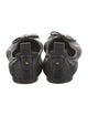 FRAME Leather Bow Accents Ballet Flats