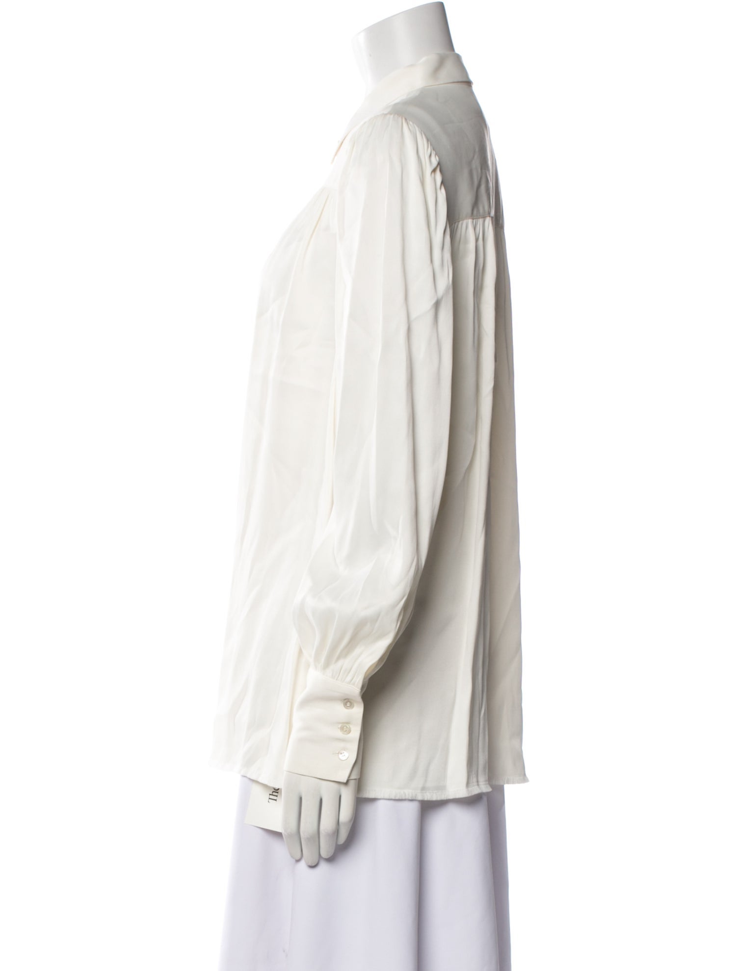 FRAME Long Sleeve Button-Up Top