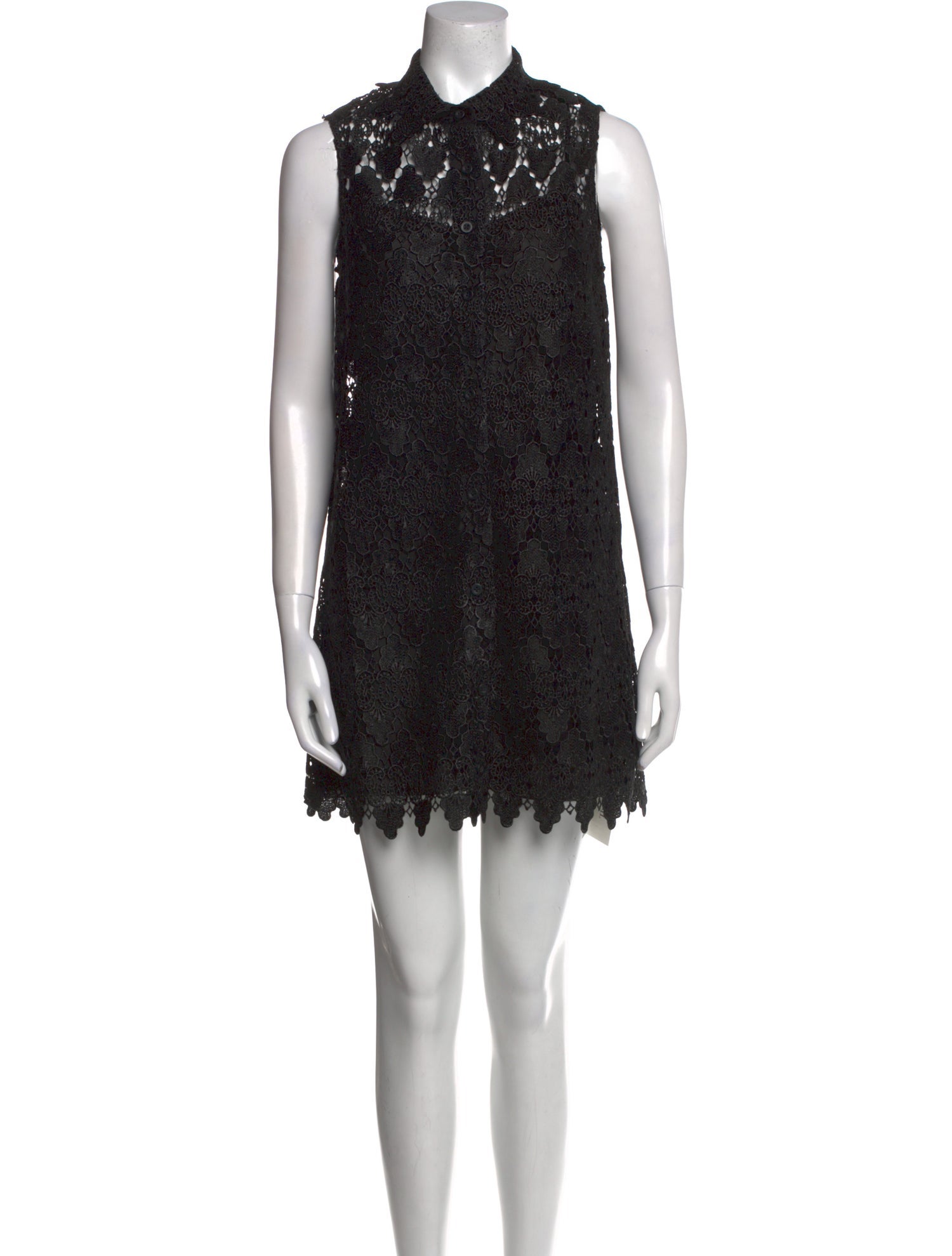 FRAME Mock Neck Mini Dress