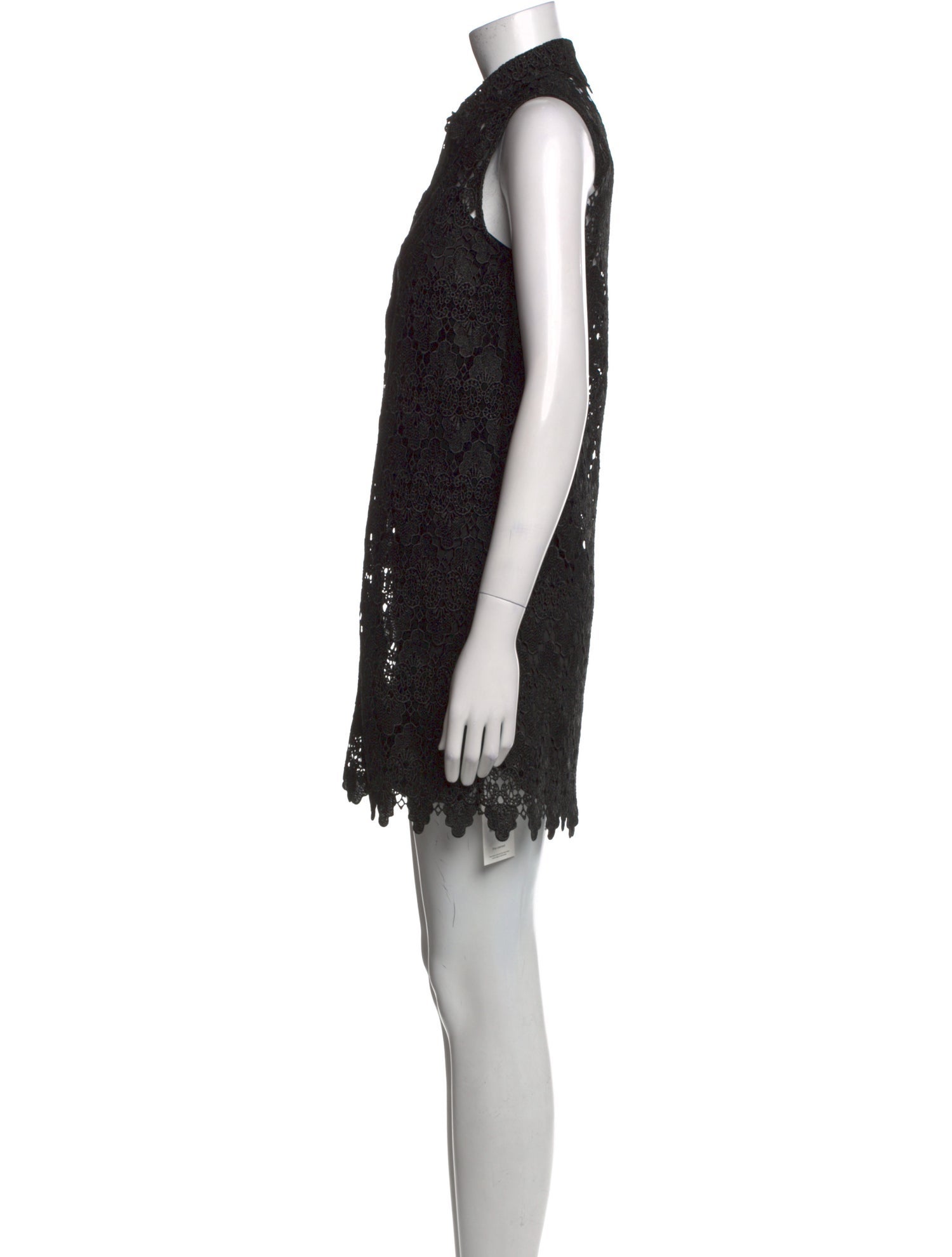 FRAME Mock Neck Mini Dress