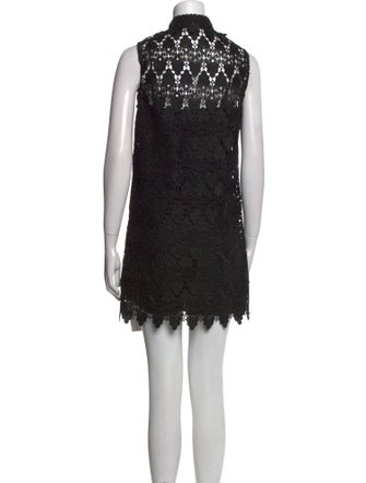 FRAME Mock Neck Mini Dress