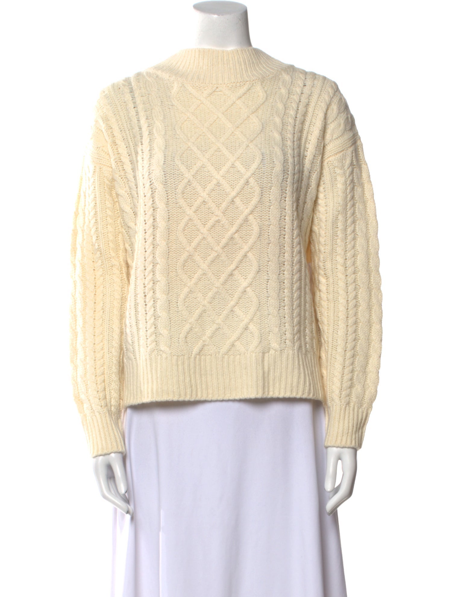 FRAME Wool Mock Neck Sweater w/ Tags