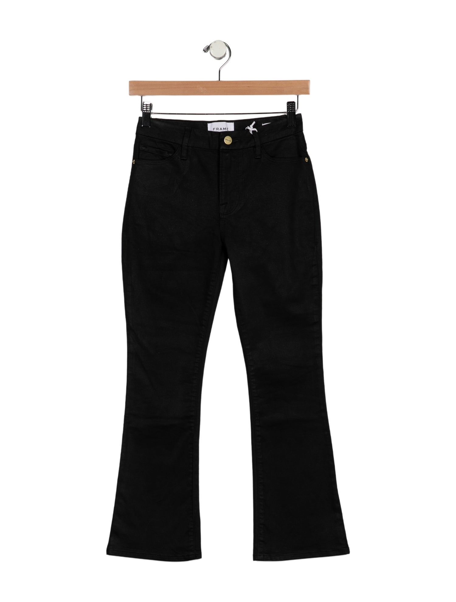 FRAME Mid-Rise Straight Leg Jeans