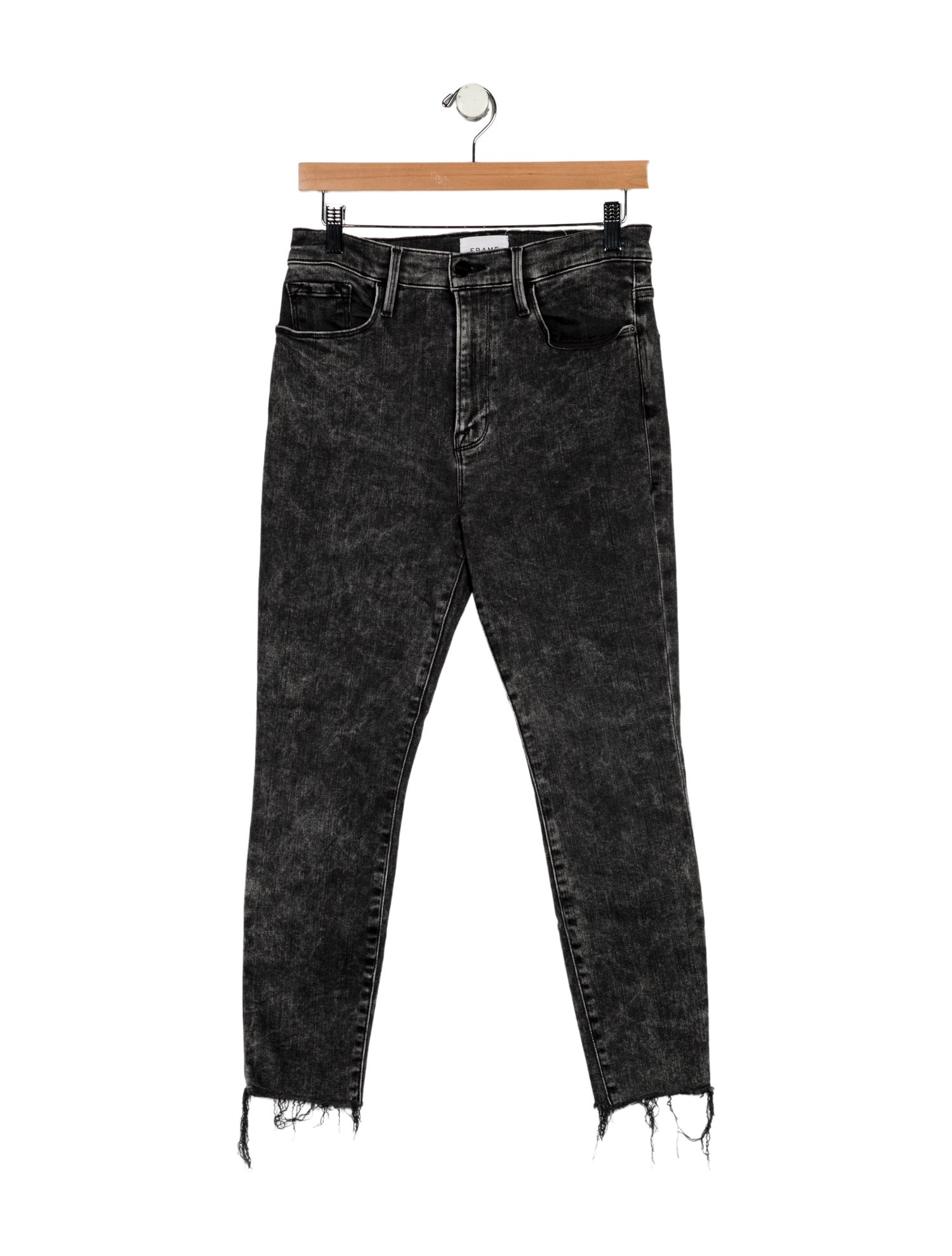 FRAME Mid-Rise Skinny Leg Jeans